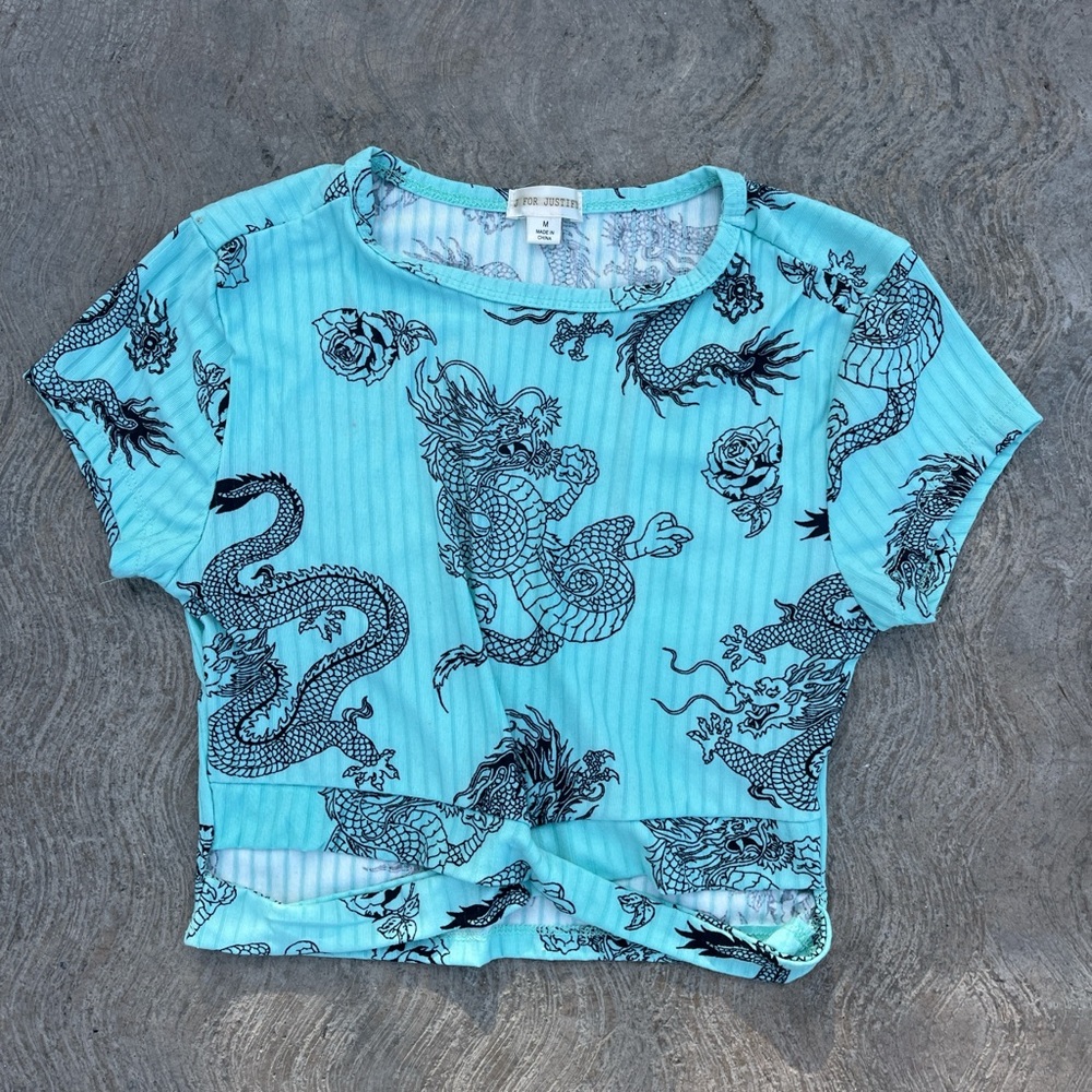 J for justice dragon top